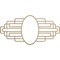 Ekena Millwork Elizabeth Wood Fretwork Pierced Ceiling Medallion, Birch, 40"W x 20"H x 11"IW x 19"IH x 3/8"T CMWP40X20X0375EBBI - alternate 1